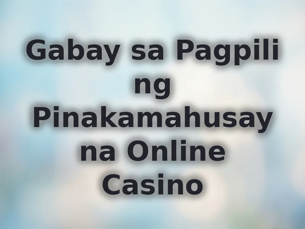 Gambling basics